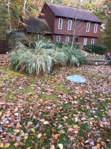 front yard before MowCow's Manassas landscape transformation